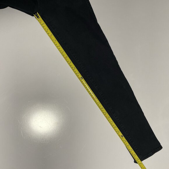 Rock & Republic Jeans Womens 8 Berlin Skinny Leg Stretch Black Denim Studded - Picture 11 of 11